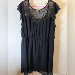 Torrid short sleeved Black Dress